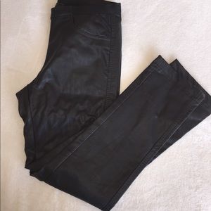 Gently used black (fake leather) pants